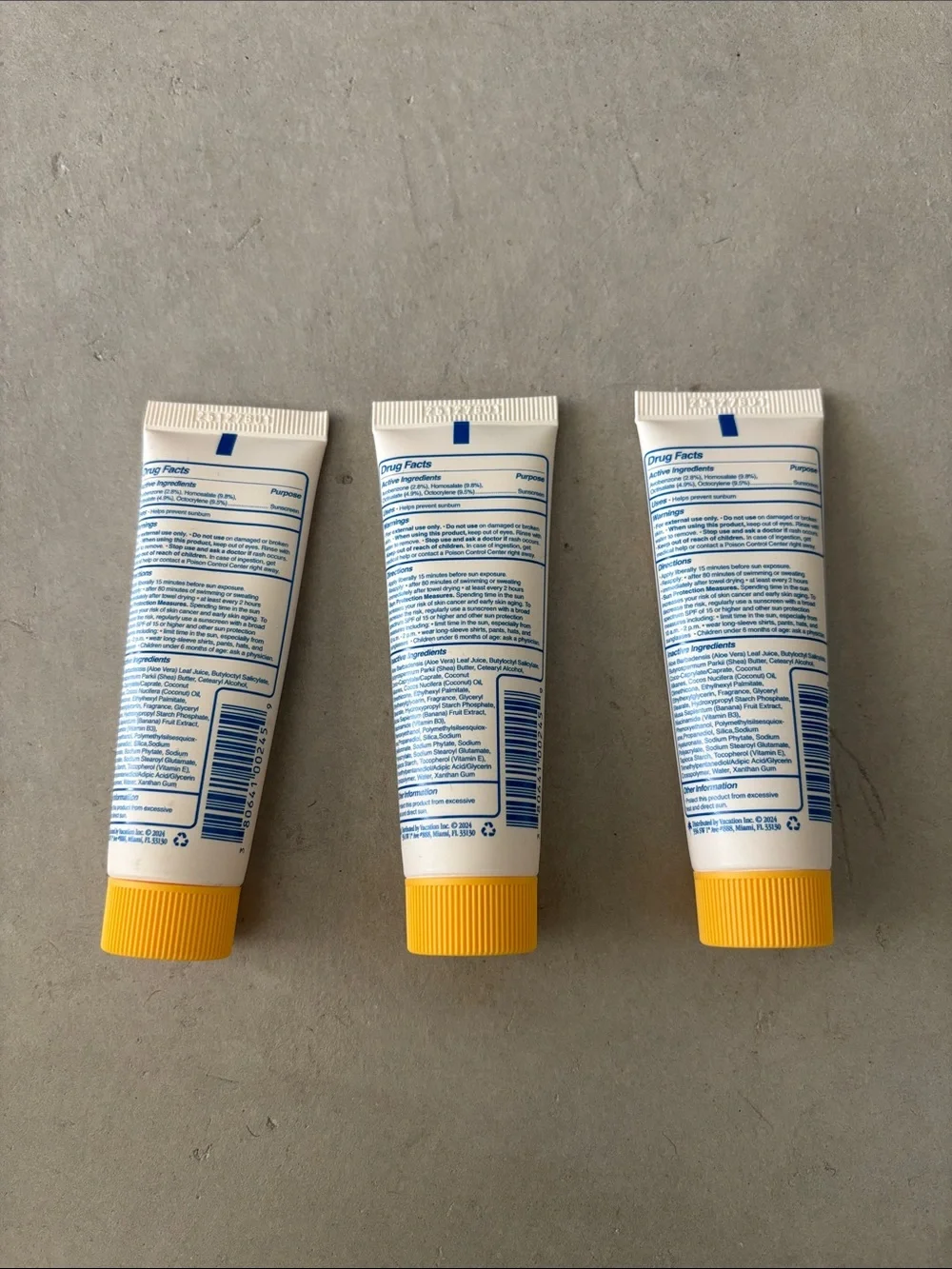 New, Sealed VACATION Sunscreens Bundle